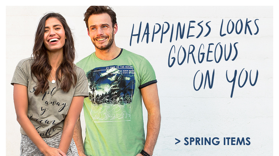 Happiness looks gorgeous on you. Shop Spring items