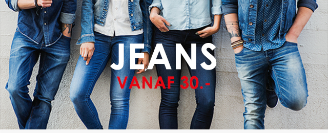 Jeans vanaf 30 euro