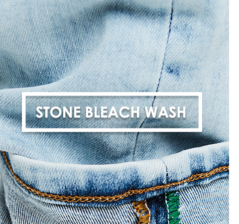 Shop nu jeans met stone bleach wash